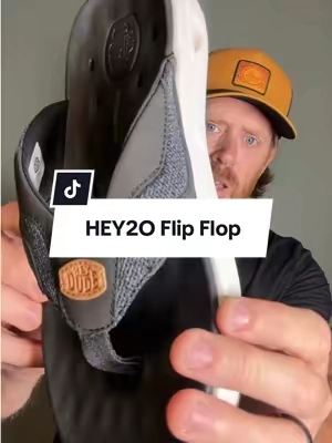 Hey2O flip flops by HEYDUDE are insanely comfortable. #heydude #flipflops #menssandals #hey2o #summervibes 