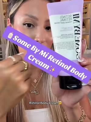 💜🧴Some By Mi • Retinol Firming Body Cream✨#somebymi #retinolbodycream #retinolcream #firmingcream #tiktokshopsummersale  Posted on 08/10/2026 | Prices & promos were accurate at time of posting but may change. This is my personal testimony. Results may vary. @SOME BY MI 