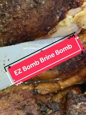 @EZ Bombs make the juiciest turkey you’ve ever had with EZ bomb’s brine bomb. #ezbombs #turkeybrine #juicyturkey #thanksgivinghacks #thanksgivingdinner 
