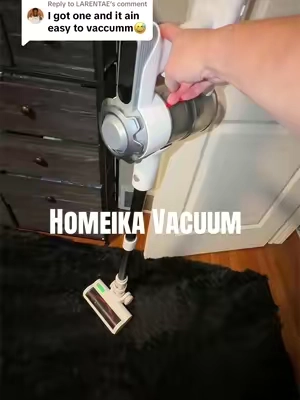 Replying to @LARENTAE @Homeika US  #homeikavacuum #vacuumcleaner #cordlessvacuum #tiktokshopsummersale #tiktokshopcreatorpicks 