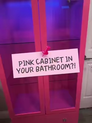 POV: you finally found bathroom storage that’s actually CUTE. 🎀 My pink Royal Craft cabinet has officially become perfume, skincare, and body care headquarters. The perfumes signed a lease, so please don’t tell me to move them. 😂 @Royalcraft Home  , #RoyalCraft , #PinkCabinet , #BathroomOrganization , #PerfumeCollection , #TikTokShopFinds