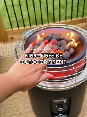 The fall & winter ESSENTIAL that you don’t want to miss out on 🔥🍂🌙🍫 @Ninja Kitchen #ninjafireside #outdoorfirepit #fallporch #smokelessfirepit #fallmusthaves 