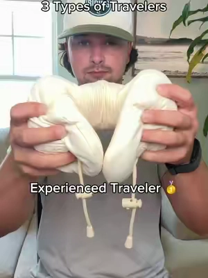 There’s levels to the travel game✈️#mellowsleep #neckpillow #travel #traveltiktok #airport 