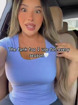 One of those tops you buy in every color because it just FITS right#tanktop #tanktopstyle #tanktopseason #pumieytops @PUMIEY 