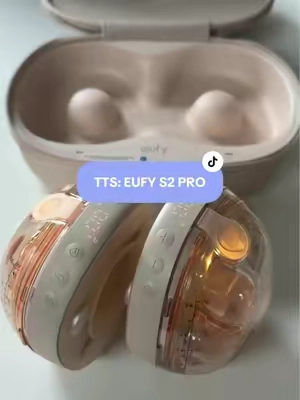 Hands-free breast pumping just got a serious upgrade. The Eufy S2 Pro wearable breast pump is designed for moms who want to pump on the go without being stuck sitting next to an outlet. Lightweight, convenient, and easy to use for busy mom life. #eufy #eufybreastpump #eufybreastpumps2pro #eufybaby #eufywearablepump 