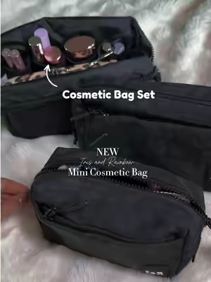 Cosmetic bags cute enough to organize anything! ##bagorganizer##cosmeticbag##TikTokshopbacktoschool