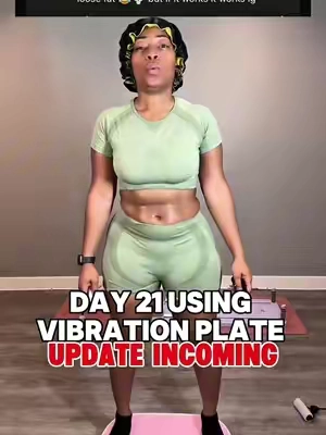 The vibration plate literally not only changed my life, but it changed my body and how I showed up for myself. I love this wellness tool and I will always talk about it. Well at least until I get tired lol  #vibrationplate