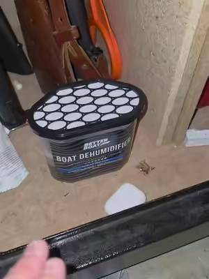Keep moisture under control in your boat, RV, camper, or other enclosed spaces with a compact dehumidifier designed to help keep the air feeling drier and more comfortable. #BoatDehumidifier #MarineAccessories #BoatEssentials #BoatingGear #tiktokshopcreatorpicks 