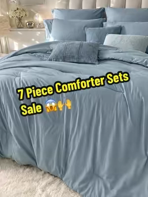 Comes in so many colors and on a great sale rn 👀🤩 #comforter #blanket #bedroom #sohochic #sale 