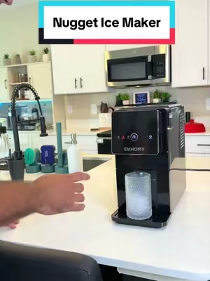 I’m in love with this one! #euhomy #icemaker #icemachine #nuggeticemaker #euhomyicemaker 