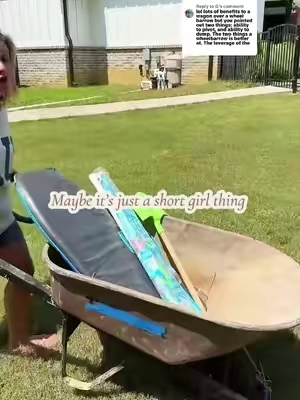 Replying to @G A wheelbarrow makes you balance the load—this VEVOR dump cart lets you pull it and dump it without all the tipping and struggling. Work smarter, not harder! #TikTokshopbacktoschool #BackToSchool #tiktokshopsummersale #tiktokshopcreatorpicks #Outdoors 