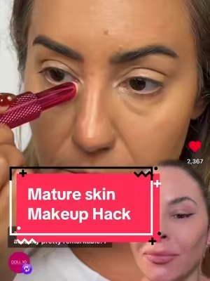#greenscreenvideo I’m super honored @The Lipstick Lesbians got the reason I formulated this balm with @Doll 10 Beauty to make us love concealer again without cake and lines. Bringing confidence back to concealing as we mature. It’s a game changer #tiktokshop #makeupover40 #makeup #makeuphacks 