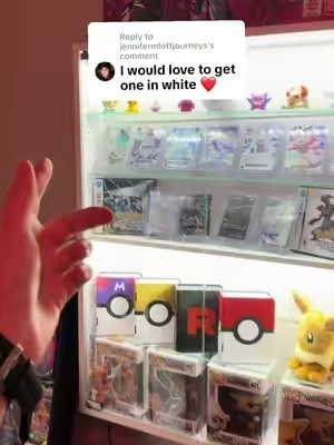 Replying to @jennifermlottjourneys They now make these wall display cases in white! #display #collector #collectibles #collection #displaycabinet 