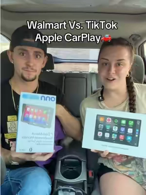 It’s crazy cause hers was cheaper too🫪 #carplay #carplayscreen #applecarplay #androidauto #wirelesscarplay 