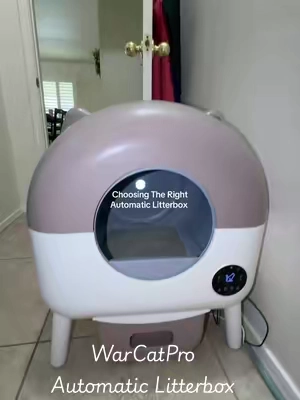 Choosing the right automatic Litterbox based on your cats Litterbox habit’s is key. We love this automatic Litterbox because of the built in litter shield and the deep litter pan - my largest cat 🐈 loves to fling litter and this keeps more litter in the box instead of on my floors!  #litterbox #automaticlitterbox #catlover #tiktokshopcreatorpicks #tiktokshoprestock 