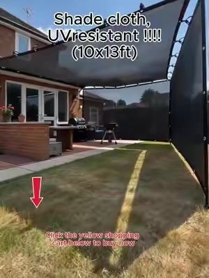 The easiest and most budget-friendly way to protect your yard #sunshadenet #outdoornet #summerwins #shadenet #GardenShade