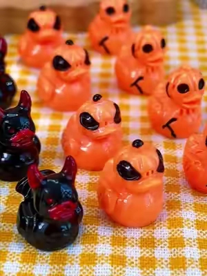 Spooky Resin Miniature duckies #ducks #ducksoftiktok 