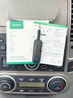 Tu coche viejo ahora tiene Bluetooth#BluetoothCoche #AUXBluetooth#AccesoriosParaAuto #summerfinds #tiktokshopsummersale