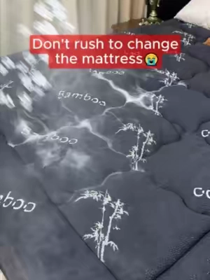 8 Don't rush to change  the mattress😭#BedloreBacktoSchoolBestpicks #TikTokshopbacktoschool #HomeEssentials #homemakeover #bedlore