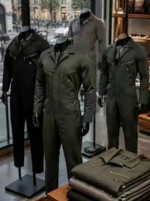 Casual Everyday Workwear Style Fabric Uniforms #fyp #OOTD #workwear #jumpsuit #mensfashiontips 