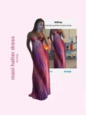 #halterdress #maxidress #viraldress #trendy #dress 