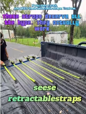 Truck bed, Straps, Done.#truckbed #shoppingtrip #retractableratchestraps #ratchetstraps #tiktokshop 