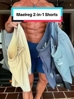 These Maelreg 2-in-1 shorts are built for guys who actually move. The built-in liner adds support and helps reduce chafing, while the lightweight outer shorts give you plenty of freedom for lifting, running, cardio, or everyday training. Add the elastic waistband, drawstring closure, and zipper pockets, and you’ve got performance shorts that check all the boxes. #mensshorts #workoutshorts #runningshorts #mensstyle #mensfashion 