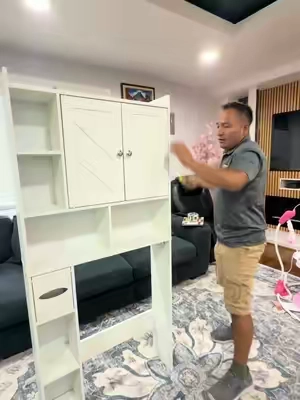 Para cualquier baño pequeño este mueble te va a ayudar muchísimo! 
