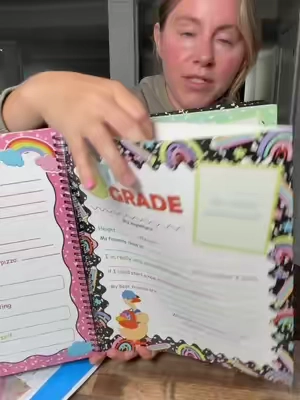 Keep all of their precious memories in one book #school #TikTokshopbacktoschool #BackToSchool #motherhood #kindergarten 