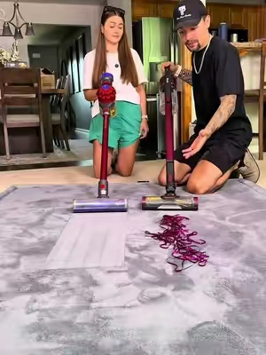 Sometimes more expensive isn’t always better… 😏 #vacuum #petvacuum #cleaning #stickvacuum #sharkpetprovacuum 