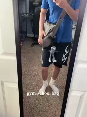 this bag so aesthetic fr #bag #gym #school #essentials #tiktokshop 