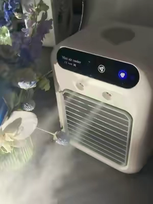 Gracias a este mini aire acondicionado ya no paso más calor en verano#minicoolers #miniaircooler #coolingfan #minicoolingfan #summervibes