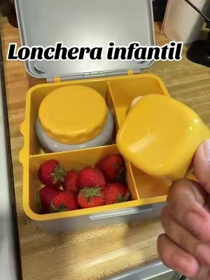 Bento Box - lonchera isotérmica para niños pequeños de 3-4 compartimentos y 1770 ml (60 oz), recipiente térmico a prueba de fugas para alimentos de 237 ml (8 oz), recipiente para salsas, utensilios, libre de BPA, apta para lavavajillas y congelador, ligera, con diseños divertidos, ideal como regalo para la vuelta al cole o para el hogar.#lunch #lunchbox #school #BackToSchool #lonchera 