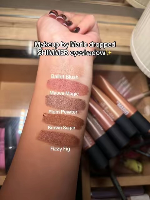 choose any 2 shades of the brand new Makeup by Mario cream shimmer eyeshadows in this bundle #makeupbymarioeyeshadow @Makeup By Mario 