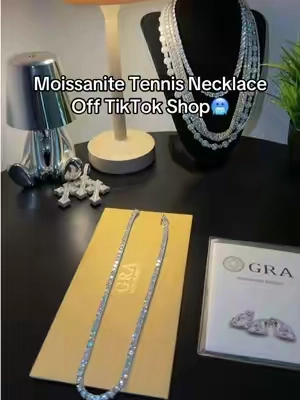 #moissanite #tennisnecklace #moissanitejewelry #moissanitevsdiamond #vvs 