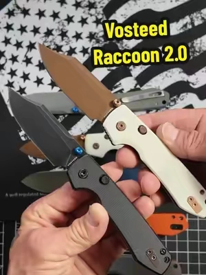 The Vosteed Raccoon 2.0 is a solid everyday carry! 3.25” of 14C28N steel paired with that smooth top liner lock. Definitely a good one! #Vosteed #Raccoon2 #EDC #PocketKnife #KnifeCommunity 