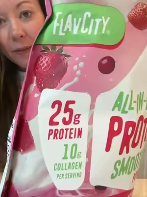 Flav City berries and cream protein powder #flavcity #proteinpowder #berriesandcream #protein #proteinshake 