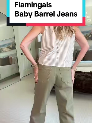 Replying to @USER80591675000000  Petite Friendly Baby Barrel Jeans 💛 #barreljeans #petite #jeans #denim @Flamingals 