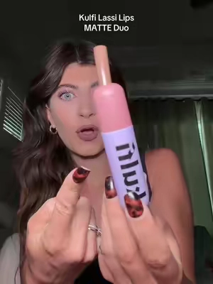 grab the brand new Kulfi Lassi Lips Matte Blur Lip Stain in this duo to bundle and save!! #lassilipsmatte #lipstain #tiktokshopcosmetics @Kulfi Beauty 
