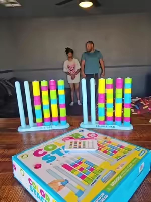 color stack challenge suoer close fun game. #colorstack #boardgames #familygame #viralgame #fyp 
