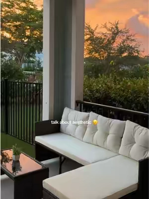 this just completes the house #homedecor #patioset #patio #furniture 