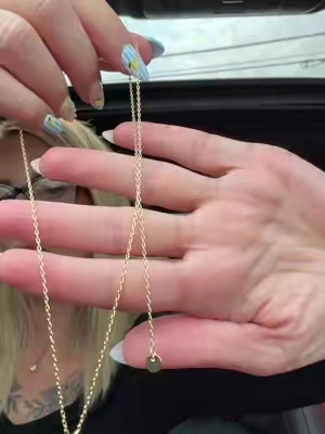 Every girl needs a good solitare #pavoi #necklace #solitaire #TikTokshopbacktoschool 