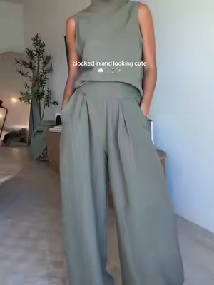 @Likemychoice Global new fave set for work! Size small, 5’7”, 125 #matchingset #corporatetiktok #corporateoutfits #businesscasual 