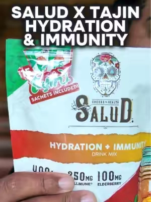 I finally tried the Salud x Tajín Mango collab and I definitely wasn't sure what to expect. 😂🥭 Sweet, tangy, refreshing, with that Tajín twist. They've got other flavors too, and now I'm thinking I should've grabbed the Trio. 👀 Free shipping is showing right now on TikTok Shop, so check the shopping cart and see what offers they have going on today! - #TasteSalud #Tajin #SaludXTajin #SaludEnergy #MackMotivates  @Taste Salud 