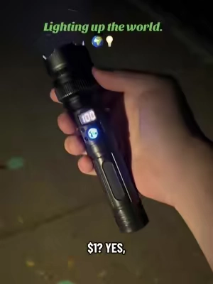 🔦 Still squinting in the dark? This is your sign. Zoom in, zoom out, digital battery display, and it charges your phone too. Camping, fishing, or just checking under the porch—this thing does it all. USB rechargeable, no more buying batteries. Grab one before they're gone! 💪 #TikTokshopbacktoschool#flashlight#bendableflashlight#Outdoors#tiktokshop