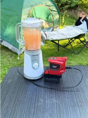 Aprecio que me ofrece una solución de energía portátil sin añadir mucho peso a mi equipo para acampar.#inverter #powerinverter #powerstation #milwaukee #battery 