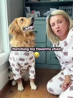 Replying to @HeatherB Matching pajamas with your dog because being a little extra is part of being a dog mom. 😂🐾 They have so many adorable prints to choose from! #TikTokshopbacktoschool #BackToSchool #tiktokshopcreatorpicks #dogmom #dogmomlife 
