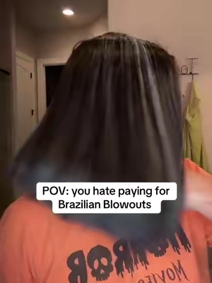 24 hour frizz control too! #keratintreatment #hairtok #haircareroutine #frizzyhair #heatprotectant 