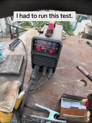 This welder not only lays down beautiful welds, but it also can also hold up to extensive use. #trades #mechanic #bluecollar #welds #TikTokshopbacktoschool 