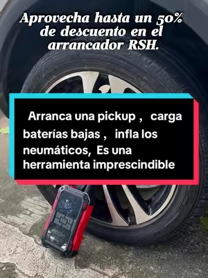 Arranca una pickup ，carga baterías bajas ，infla los neumáticos,  Es una herramienta imprescindible.#tiktokshopsummersale #tiktokshop #battery #charger #TikTokshopbacktoschool 
